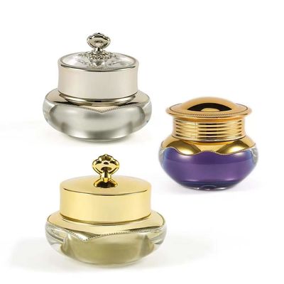 مغطاة مخصصة PMMA وعاء التعبئة التجميلية الصغيرة 30ml-500ml