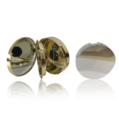 OEM ODM 74.9 * 19mm خالية المدمجة مسحوق القضية مع بنيت في المرآة