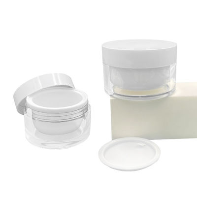 قابلة للتخصيص 50g الماسية الجرة الأكريليك مع تصميم بسيط OEM / ODM شعار متاح