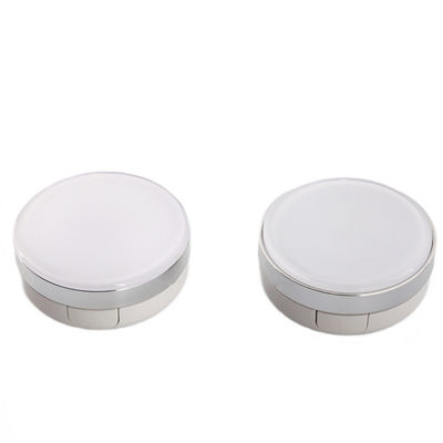 قابلة لإعادة التعبئة Dewy Finish Round Compact Powder Cushion Foundation Case لتغطية خفيفة إلى متوسطة