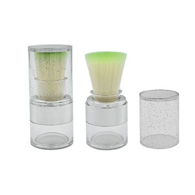 15g Twist Open Clear Loose Powder Case للاستخدام المستدام للشعار المخصص