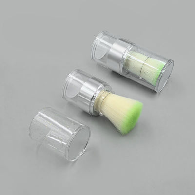 15g Twist Open Clear Loose Powder Case للاستخدام المستدام للشعار المخصص
