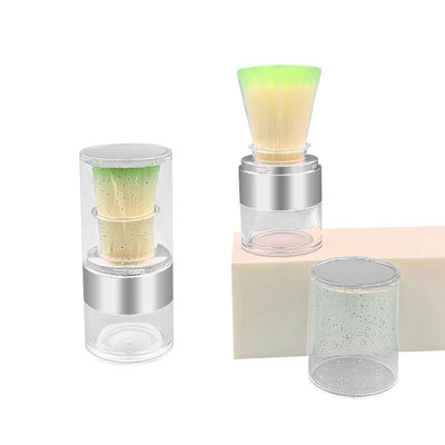 15g Twist Open Clear Loose Powder Case للاستخدام المستدام للشعار المخصص
